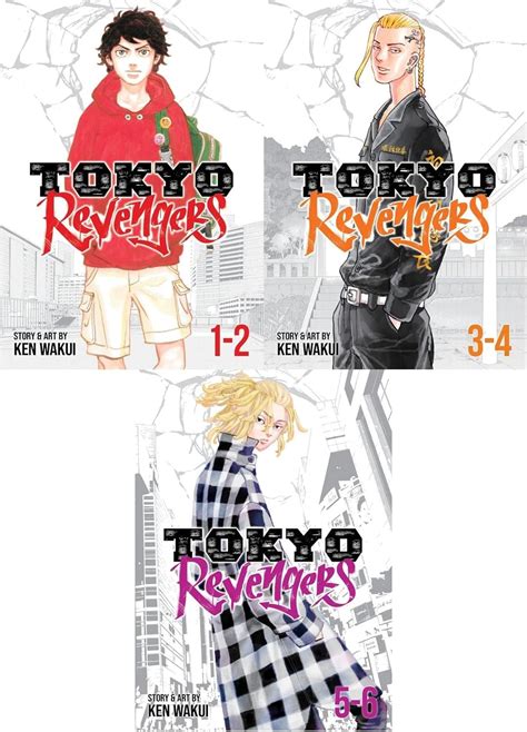 Tokyo Revengers Omnibus Edition 3 Book Manga Set Vol 1 6 By Ken Wakui