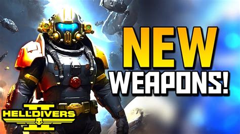 Helldivers New Stratagems Weapons Leak Youtube