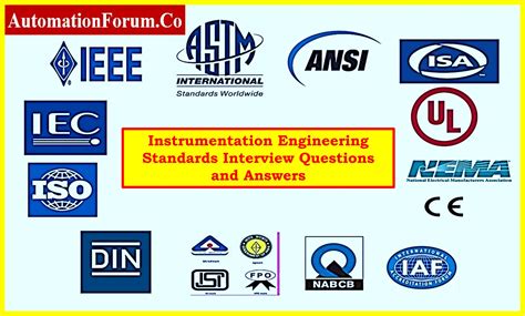 Instrumentation Engineering Standards Interview Questions And Answers