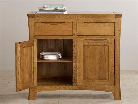 Orrick Rustic Solid Oak Small Sideboard Oak Furniture Land