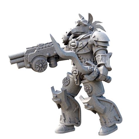 Jackal Sci Fi Terminators Wargame Miniatures 3d Model 3d Printable