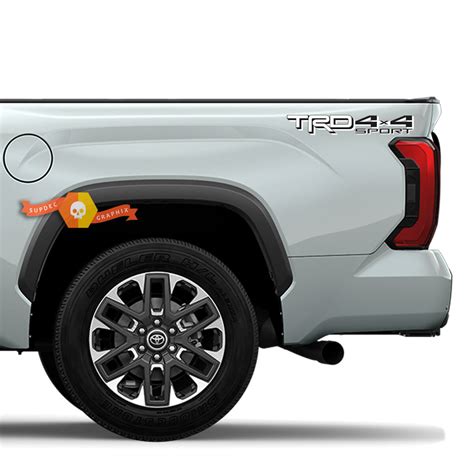 Pair Toyota Tundra 2023 Trd Truck 4x4 Sport Toyota Racing Decal Vinyl