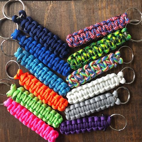 Paracord Keychain Etsy