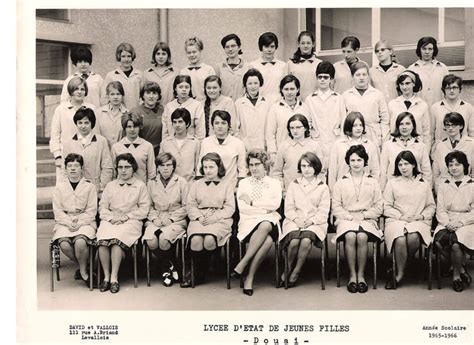 Photo De Classe Terminale Maths Elem De 1965 Lycée De Jeunes Filles