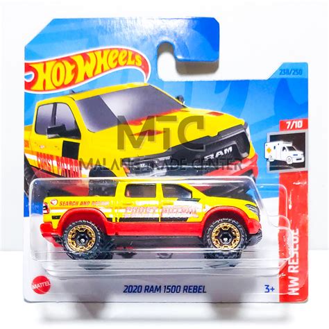 Hot Wheels Ram Rebel Treasure Hunt Short Card P Shopee Malaysia