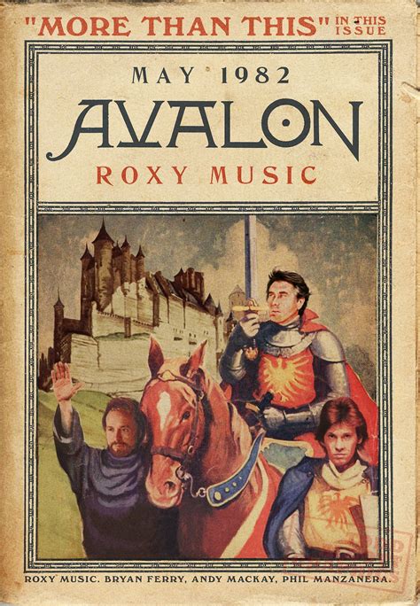 Roxy Music more Than This Avalon Album/1900s Pulp Magazine Mashup Art ...