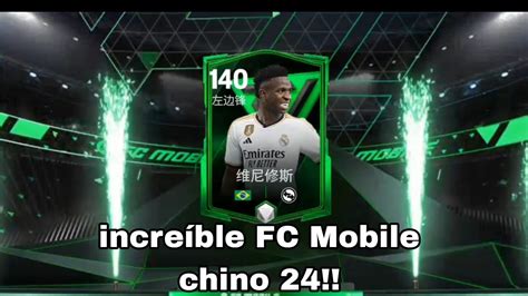 Vinicius junior Grl 140 en el Nuevo FC Mobile 24 chino increíble