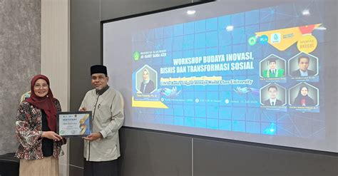 Bidang Inovasi Cdc Uin Ar Raniry Gelar Workshop Budaya Inovasi Bisnis