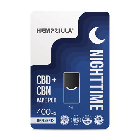 Buy Juul Compatible Cbd Pod Nighttime Cbn Hempzilla