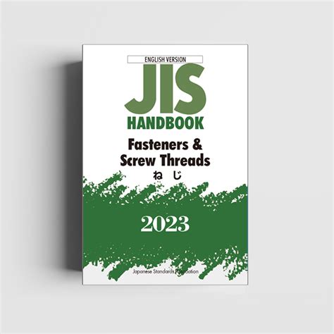 Pre Order Jis Handbook Fasteners Screw Threads English