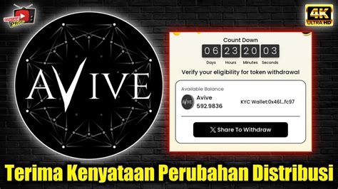 Avive World Update Tutorial Klaim Airdrop Avive Ke 3 Tidak Sesuai