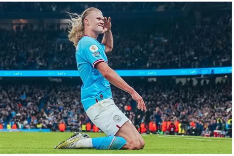 Top Skor Liga Champions 2022 2023 Erling Haaland Raih Sepatu Emas