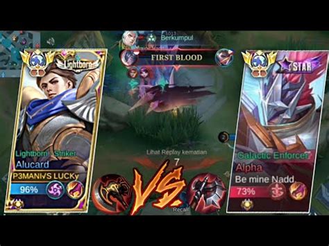 ALUCARD LIGHTBORN VS ALPHA GALACTIC KASIH PAHAM DIA SAMPAI FEEDER