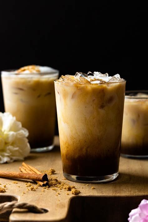 Iced Brown Sugar Shaken Espresso Latte Recipe Espresso Recipes Flavored Coffee Recipes