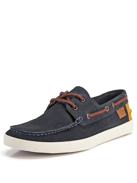 Lacoste Keellson Suede Boat Shoes In Blue For Men Darkblue Lyst