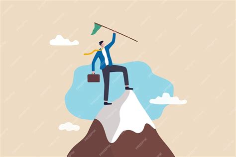 Premium Vector Business Pioneer Conqueror Be The First To Explore