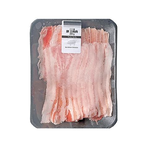 Tk Trading Online Pork Belly Slice 200g