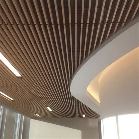 Steel Linear Grill Ceiling Thickness Cm At Rs Square