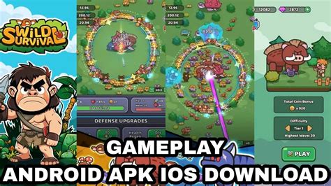 Wild Survival Idle Defense Gameplay Android Apk Ios Download Youtube