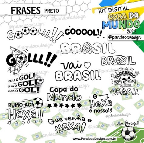 Kit Digital Copa Do Mundo 2022 Pandoca Design