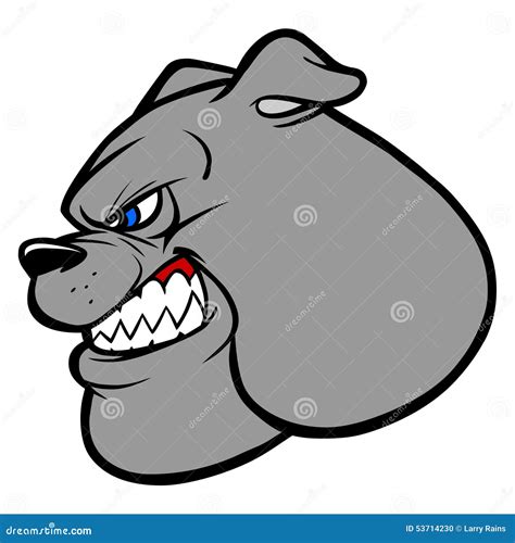 Bulldog Fighting Mascot Stock Vector - Image: 53714230