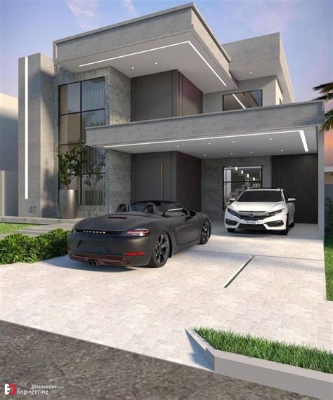 Top 51+ Modern House Design Ideas With Perfect Garage Car For 2022 ...