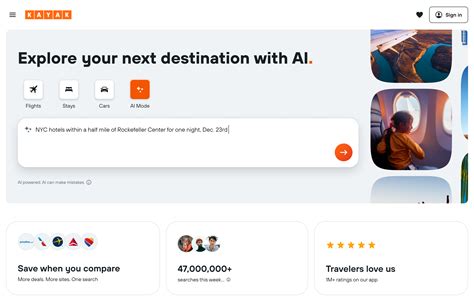 Kayak Introduces AI Mode