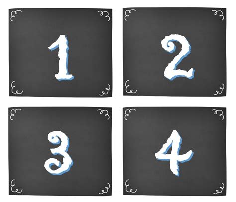 Chalkboard Numbers And Labels Resource Classroom Chalkboard Numbers