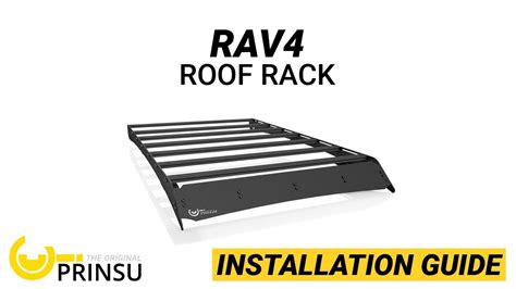 Toyota Rav4 Prinsu Roof Rack 2019 2021 Youtube