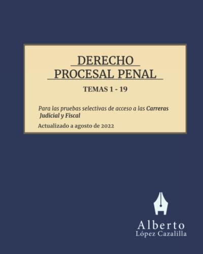 Derecho Procesal Penal Temas A Temas Para La Preparaci N