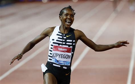 Kipyegon Sets Womens 1 500m World Record Kerly Wins 100m In Florence