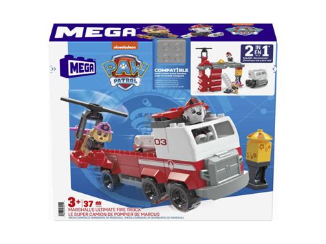 Paw Patrol Mega Bloks Camion Dei Pompieri Marshall Mattel Hhn