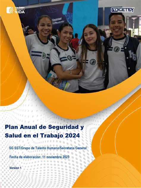 Plan De Trabajo Sg Sst 2024 Ejemplo De Plan De Seguridad De Plan De Seguridad 2024 Pdf