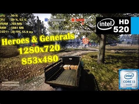 Intel Hd I U Heroes Generals P X Low