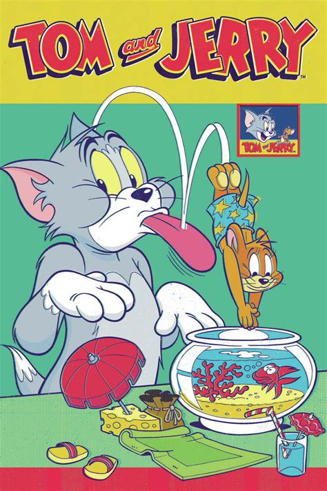 Poster Affiche Tom And Jerry Comics Cover Cadeaux Et Merch Europosters