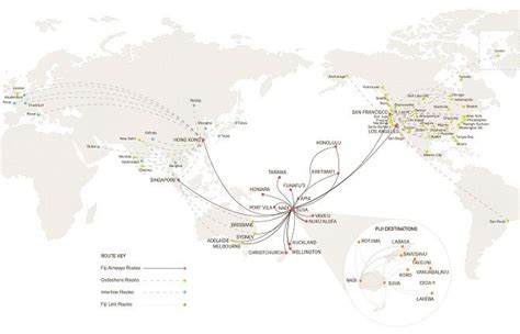 Fiji Airways Route Map Fiji Airways Route Map Island Hopping