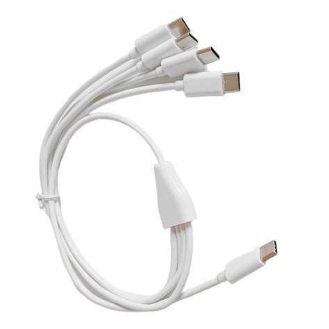 4 в 1 Type-C к USB-C удлинитель кабеля зарядного устройства для ...