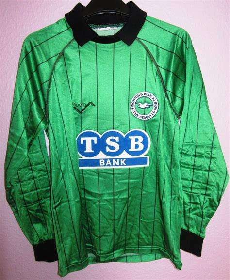 Brighton Hove Albion Penjaga Gol Baju Bolasepak 1991 1993