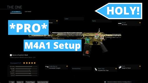 The Best Pro M4a1 Class Setup Modern Warfare Youtube