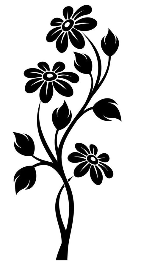 Bloemen Sjabloon Bloemen 1