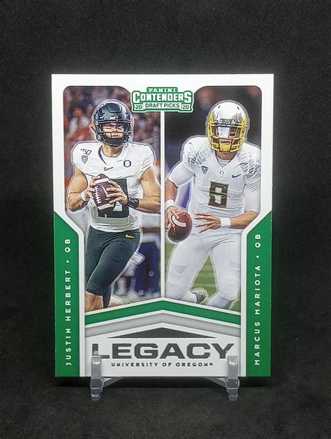 Panini Contenders Draft Picks Legacy Justin Herbert Marcus