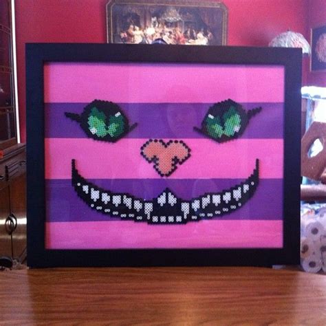 Custom Cheshire Cat Perler Beads By Slothniac Perler Bead Disney