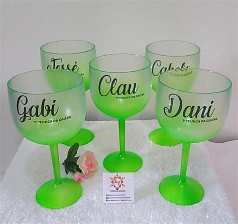 Taça de Gin Degradê Personalizada Elo7 Produtos Especiais