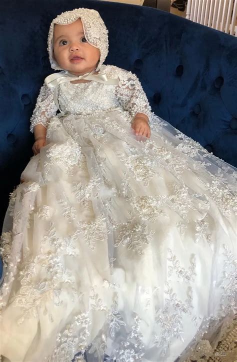 Robe De Bapt Me Avec Appliques En Dentelle Pour B B S Filles Robe De