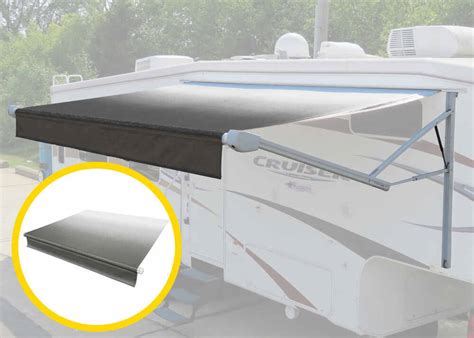 Solera Xl 12v Power Rv Awning 21 Wide 98 Projection White Fade