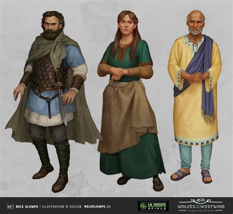 ArtStation Wolves On The Westwind Additional Characters IIII Nele