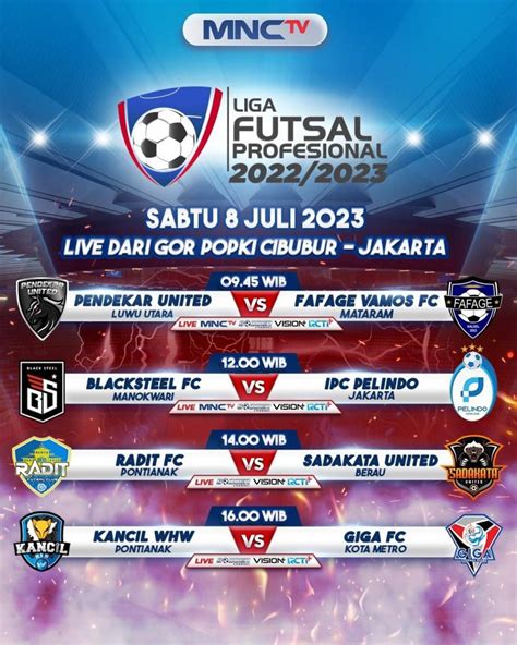 Liga Futsal Profesional Kembali Bergulir Saksikan 2 Pertandingan Big