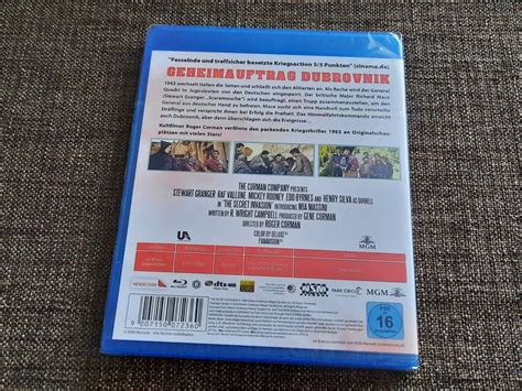 GEHEIMAUFTRAG DUBROVNIK 1964 Deutsche Uncut Blu Ray Roger Corman Secret