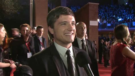 The Hunger Games: Catching Fire: Josh Hutcherson Rome Premiere ...