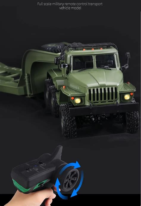 Wpl B Full Scale Military Remote Control Transport Vehicle Model